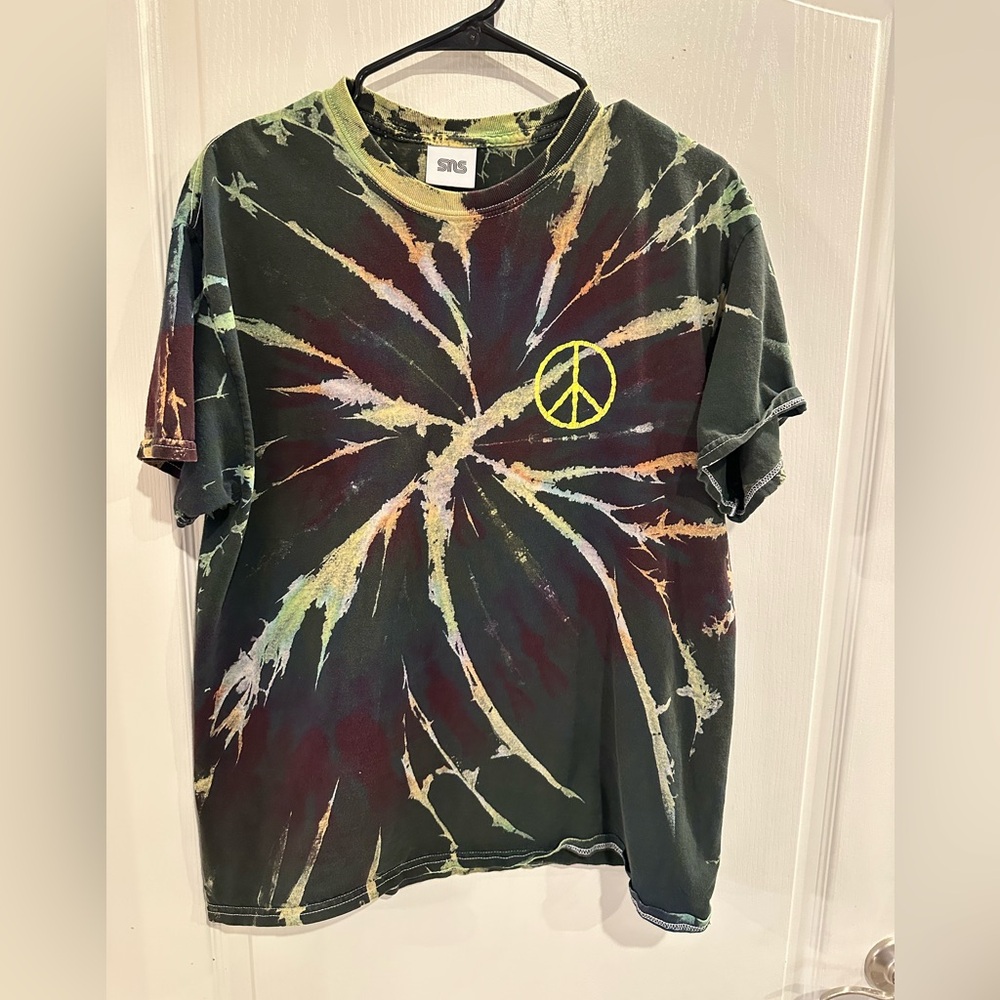 Sns souvenir shop TieDye Cotton short sleeve T-shirt size medium